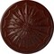 Ekena Millwork Artis Ceiling Medallion, Hand-Painted Brushed Mahogany, 27 1/8"OD x 2 5/8"P CM27ARBMF - alternate 1